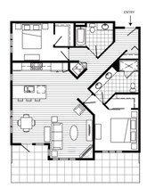 Plan 2B 302 floor plan